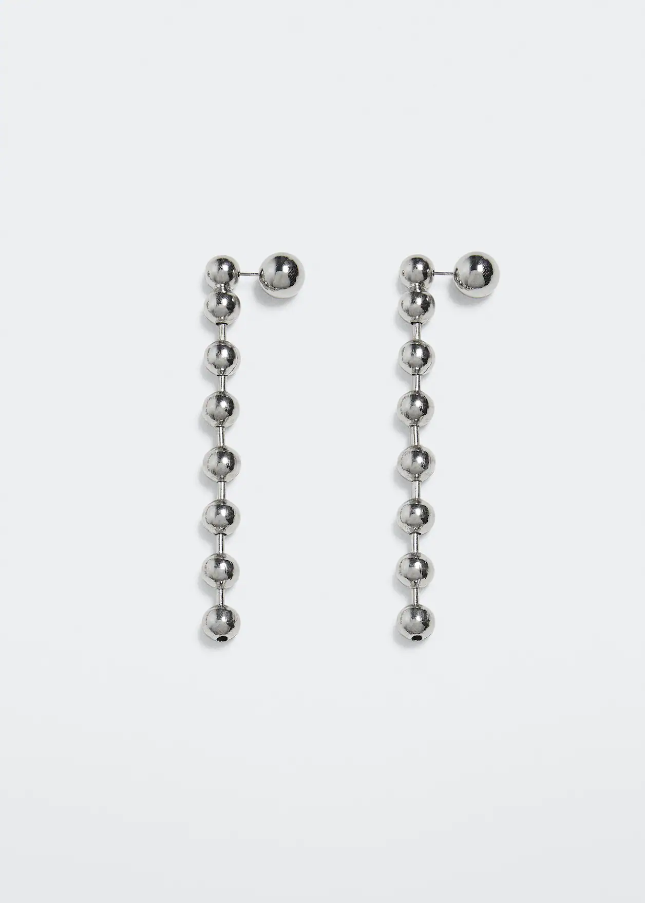 Faceted crystal hoop earrings