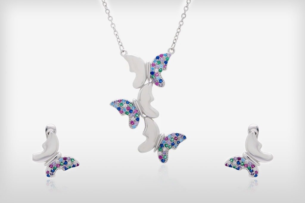 Buy 925 Sterling Silver Necklace Sets for Mom
